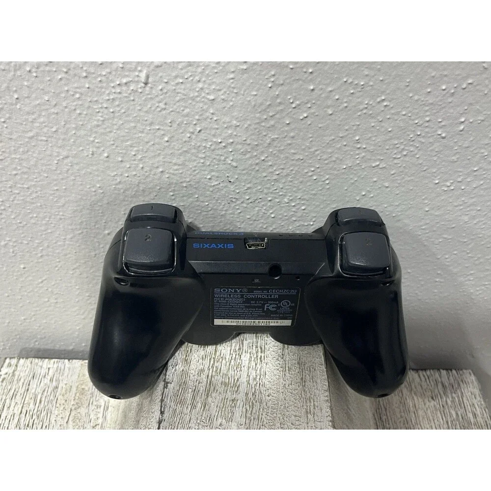 Official Sony PS3 Wireless Controller DualShock 3 Black CECHZC2U 4 PARTS/REPAIR